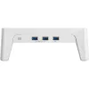 InLine Monitor Platform+, 2x USB 3.2 Gen1 y carga QC3, 80mm, máx. 15kg