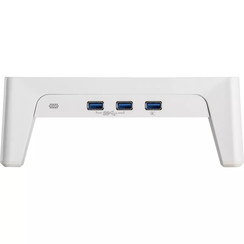 InLine Monitor Platform+, 2x USB 3.2 Gen1 y carga QC3, 80mm, máx. 15kg