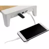 InLine Monitor Platform+, 2x USB 3.2 Gen1 y carga QC3, 80mm, máx. 15kg