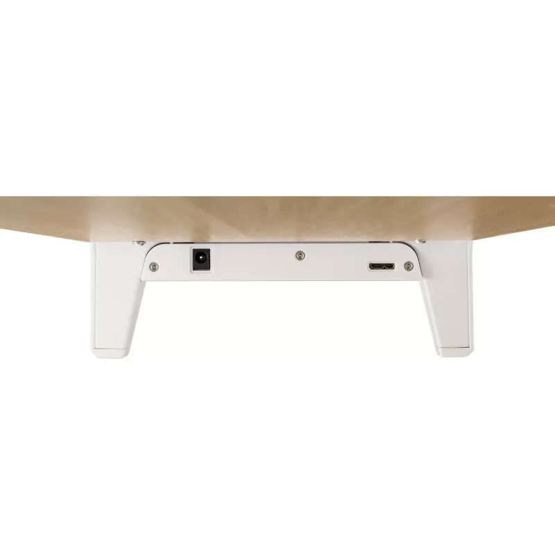InLine Monitor Platform+, 2x USB 3.2 Gen1 y carga QC3, 80mm, máx. 15kg