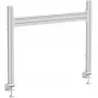 Panel de montaje de mesa Slatwall InLine 23181F aluminio 1 m con 2 soportes 0,86 m