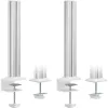 Panel de montaje de mesa Slatwall InLine 23181F aluminio 1 m con 2 soportes 0,86 m