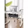 Bandeja portacables InLine 23199B negra red de almacenamiento bajo mesa 610x240x390 mm