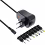 Fuente de alimentación universal InLine 12W, 110-240V a 3-12V, máx. 1200mA
