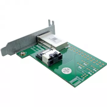 Soporte adaptador Low-Profile SAS InLine externo SFF-8088 / interno SFF-8087