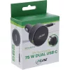 Cargador móvil InLine 31502R universal negro mechero de coche carga rápida coche