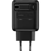 Fuente de alimentación USB InLine, 70 W, GaN, USB-C PD + USB-A QC, cable 60 cm, negro