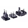 InLine 31516D cargador móvil universal negro carga rápida CA interiores