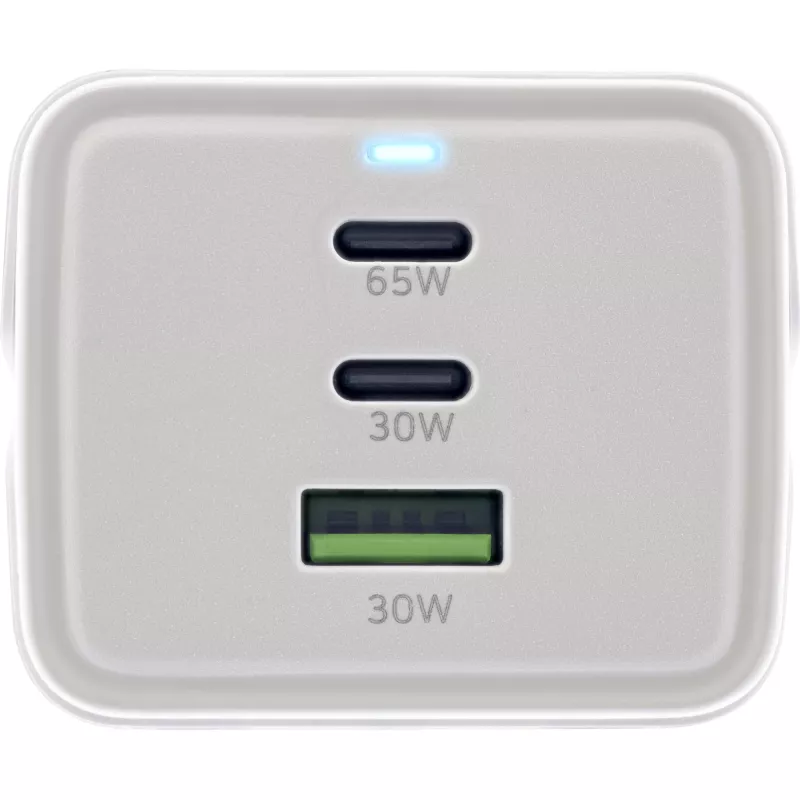 Fuente de alimentación USB InLine, cargador GaN, 2x USB-C, 1x USB-A, PD 3.0, toma de seguridad