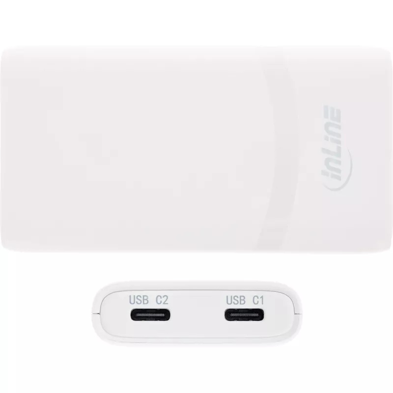 Fuente de alimentación USB InLine 31519C Dual USB-C 65W – Conexiones Dual USB-C, 65 W de potencia total