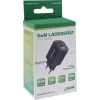 Fuente de alimentación USB PD InLine, cargador GaN, 2 puertos, USB-C + USB-A, 30W, con pantalla