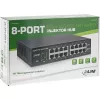 Hub inyector de red InLine PoE+ Gigabit 8 puertos (8x PoE+), 1 Gbit/s, 19 inch 1U