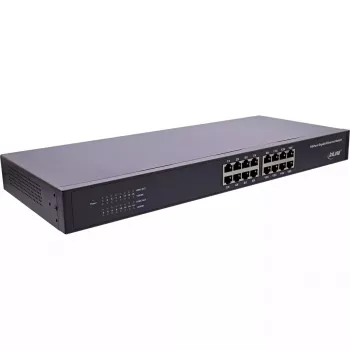Switch de red InLine Gigabit 16 puertos, 1Gb/s, 19