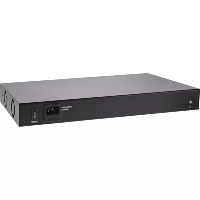 Hub inyector InLine PoE+ Gigabit 16 puertos PoE+, 19