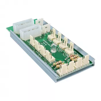Panel multipuerto InLine 2x Molex 4 pines a 12 x conector de ventilador de 3 pines para 12 ventiladores