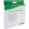 Rejilla protectora para ventilador InLine de metal cromado, 120x120mm