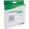 Rejilla para ventilador InLine de metal, negro, 60x60mm
