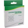 Rejilla para ventilador InLine de metal cromado, 80x80 mm