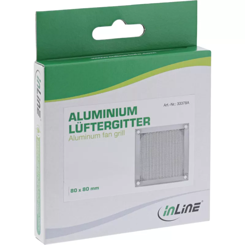 Filtro de aluminio para rejilla de ventilador InLine 33378A