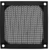 Filtro de aluminio para rejilla de ventilador InLine, negro, 80x80 mm