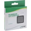 Filtro de aluminio para rejilla de ventilador InLine, negro, 80x80 mm