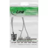 Tapa de ranura USB 2.0 InLine 2x USB Type-A hembra a 1x conector de 10 pines 0,35 m