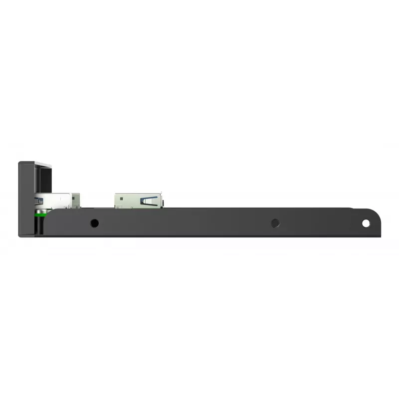 Tapa de bahía de unidad InLine 33456C 8,89 cm (3,5 pulgadas) tapa de puertos I/O negra