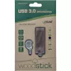 Memoria flash USB 3.0 InLine, nogal, con llavero, 8 GB