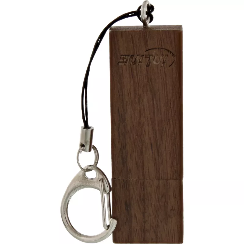 Memoria flash USB 3.0 InLine, woodline walnut, con llavero, 64 GB