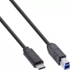 Hub USB 3.2 Gen.1 InLine de 7 puertos con carcasa de aluminio y fuente de alimentación de 2,5A, negro