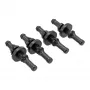 Desacoplador para ventilador InLine, para ventiladores de todos los tamaños de 60 a 120 mm, 4 uds. pack