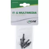 Desacoplador para ventilador InLine, para ventiladores de todos los tamaños de 60 a 120 mm, 4 uds. pack