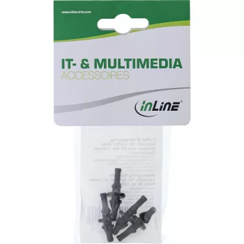 Desacoplador para ventilador InLine, para ventiladores de todos los tamaños de 60 a 120 mm, 4 uds. pack