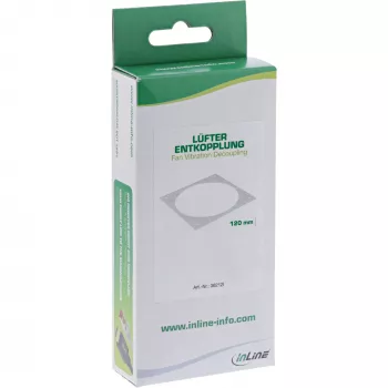 Almohadilla de desacoplamiento para ventilador InLine 36212I