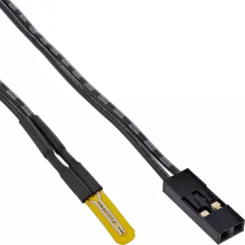 Sensor de temperatura / sonda universal InLine de 2 polos con cable de 1 m