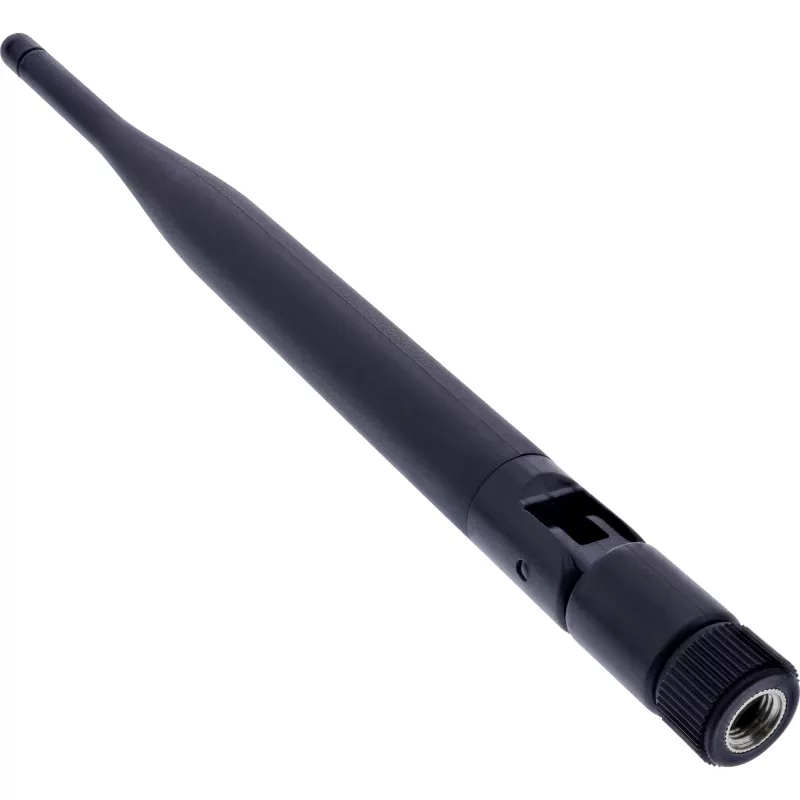 Antena de goma WIFI InLine para AP y router R-SMA 5dBi