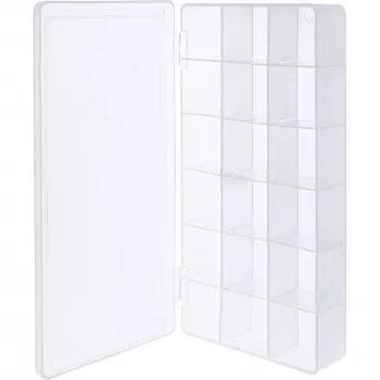 Caja de piezas pequeñas InLine 43009E 18 compartimentos 213x114x35mm