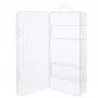 Caja de piezas pequeñas InLine, 5 compartimentos, 206x107x33mm, transparente