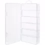 Caja de pequeños recipientes InLine, 6 compartimentos, 206x107x33mm, transparente