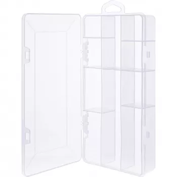 Caja de piezas pequeñas InLine 10 compartimentos 206x107x33mm, transparente