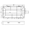 Caja de piezas pequeñas InLine 10 compartimentos 206x107x33mm, transparente