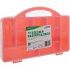 Caja de piezas pequeñas InLine, 11 compartimentos, 271x186x40mm, naranja