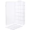 Caja de piezas pequeñas InLine, 18 compartimentos, 207x110x27mm, transparente