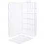 Caja de piezas pequeñas InLine, 18 compartimentos, 207x110x27mm, transparente