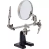 Soporte con lupa InLine 43046I universal negro cromado