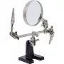 Soporte con lupa InLine 43046I universal negro cromado