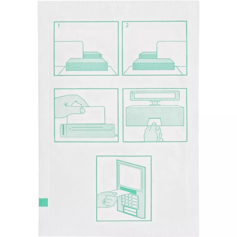 Tarjetas de limpieza para lectores de tarjetas magnéticas InLine 10 uds. — blancas, para zonas de difícil acceso