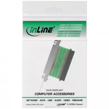 InLine 45550 tapa de ranura SCSI III U320, conector hembra HD68 a conector hembra HD68