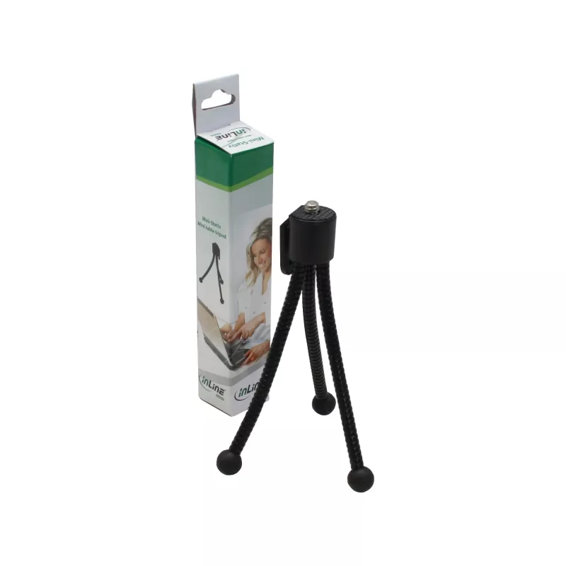 Mini trípode InLine para cámaras digitales 12,5 cm