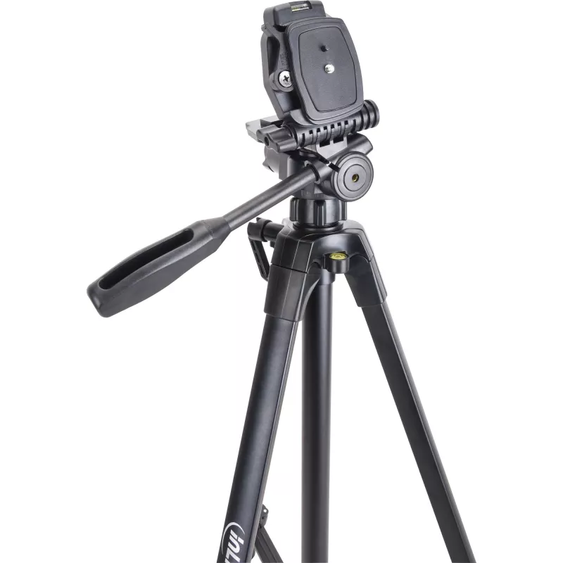 Trípode ligero profesional InLine negro capacidad de carga 5 kg altura 173 cm